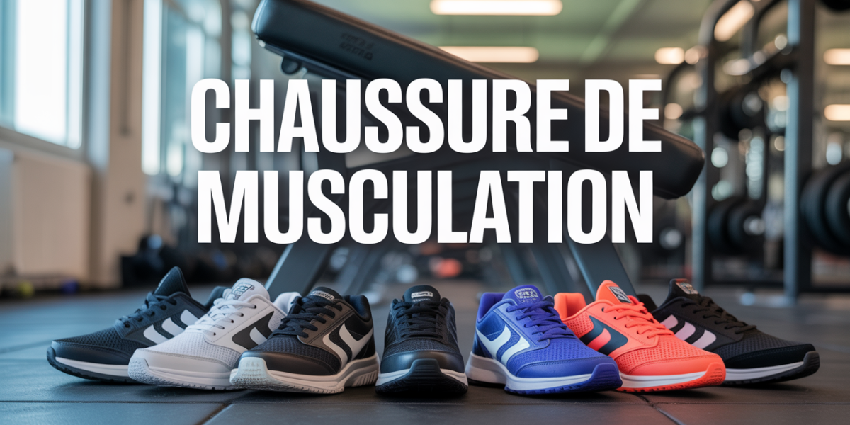 banc et chaussures musculation en salle moderne