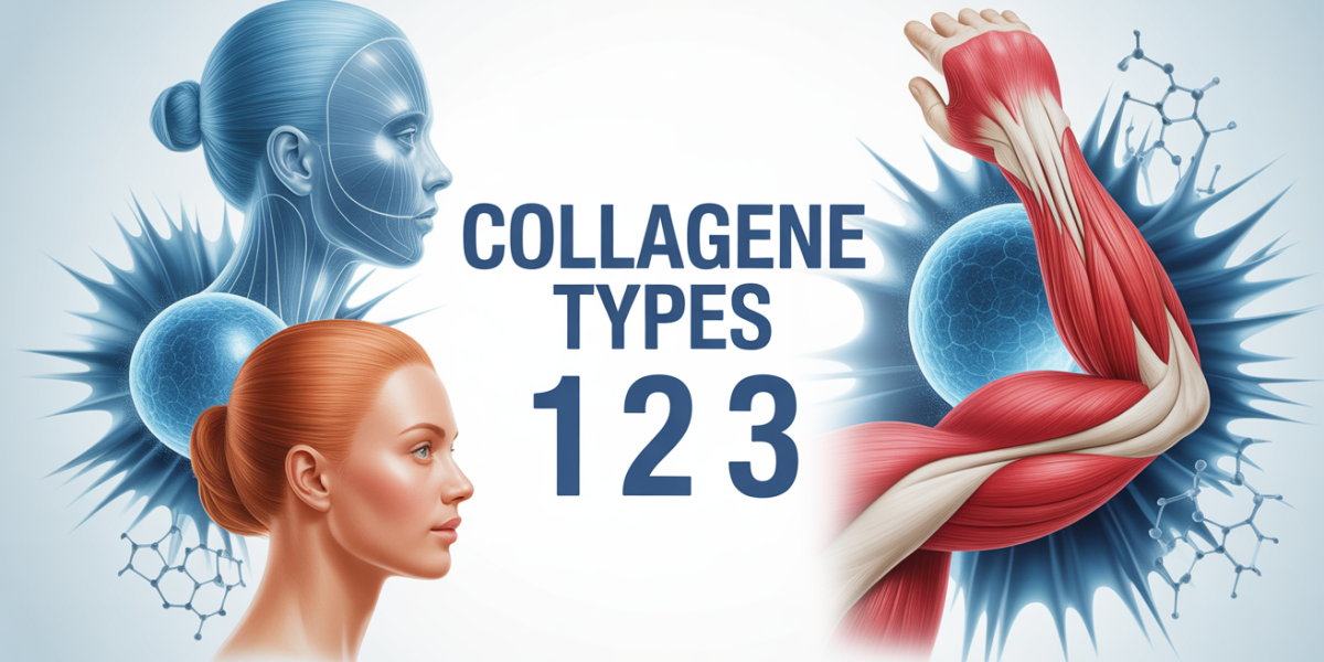 collagene type 1 2 3 difference visuel schema