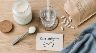 Combien de collagene par jour : dose 5 à 10 g (collagène)