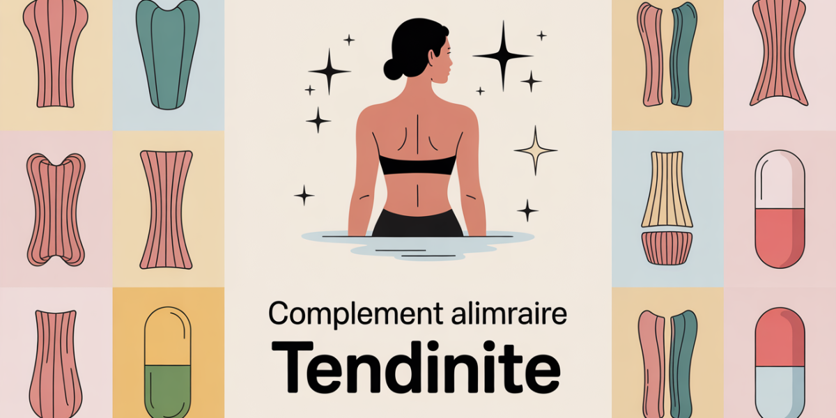 femme dos schema tendinite complement alimentaire