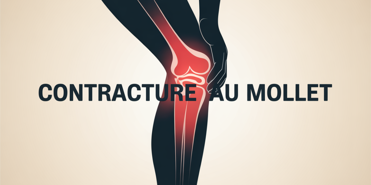 image contracture au mollet que faire silhouette jambe