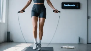 Corde a sauter : bienfait cardio et calories, technique pour éviter les blessures