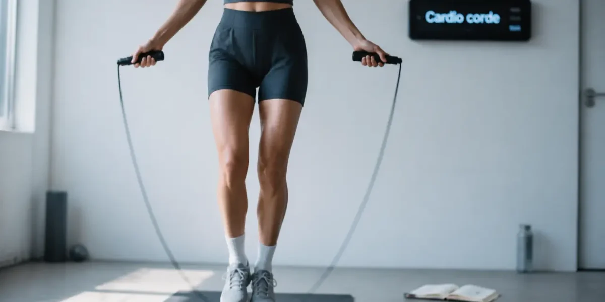 Corde a sauter : bienfait cardio et calories, technique pour éviter les blessures