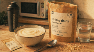 Creme de riz nutrimuscle : bol de crème de riz onctueuse