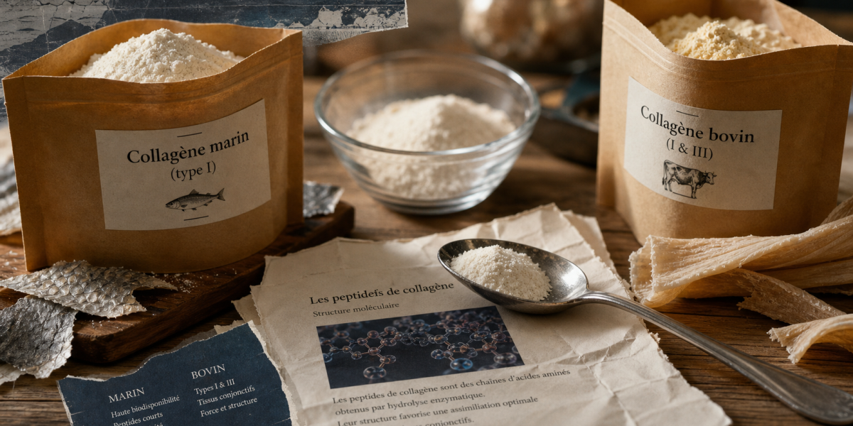 Difference collagene marin et bovin : choisir le bon collagène