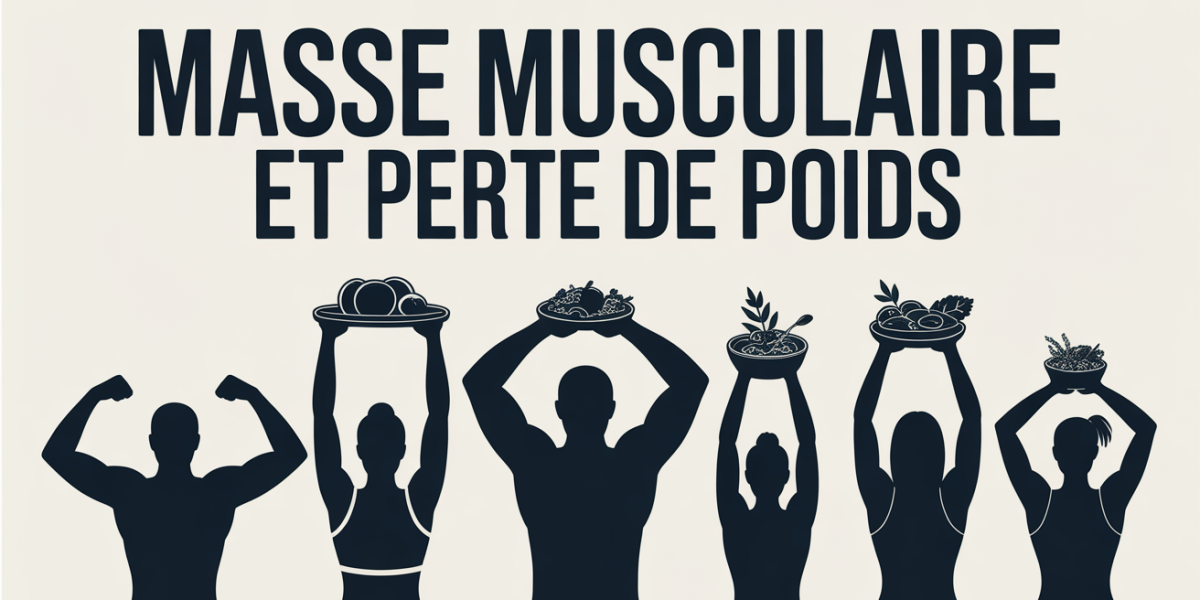 fonte musculaire et perte de poids personnes sportives soulevant haltères