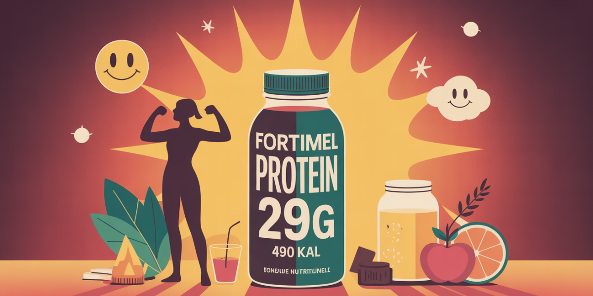 fortimel protein 29g 490 kcal bouteille nutrition santé énergie