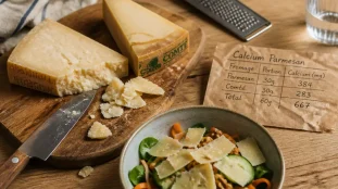 Fromage calcium : parmesan et comté, riches en calcium