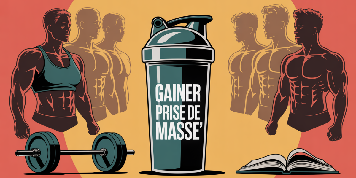 shaker gainer prise de masse musculation