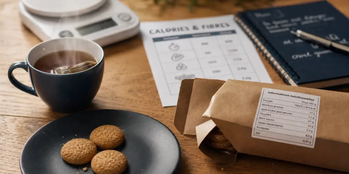 Gateau peu calorique industriel avis Juliette : mini biscuits, calories et fibres