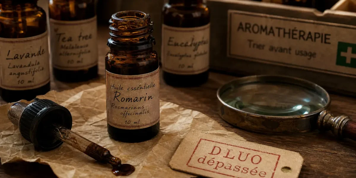 Huile essentielle périmée dangereuse : huile oxydée et moins efficace