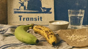 La banane constipe t elle ? banane verte et banane mûre, yaourt et flocons d’avoine