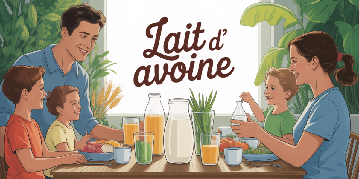famille autour lait d avoine bienfaits