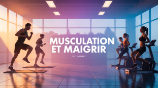 maigrir par la musculation en salle sport silhouettes motivation