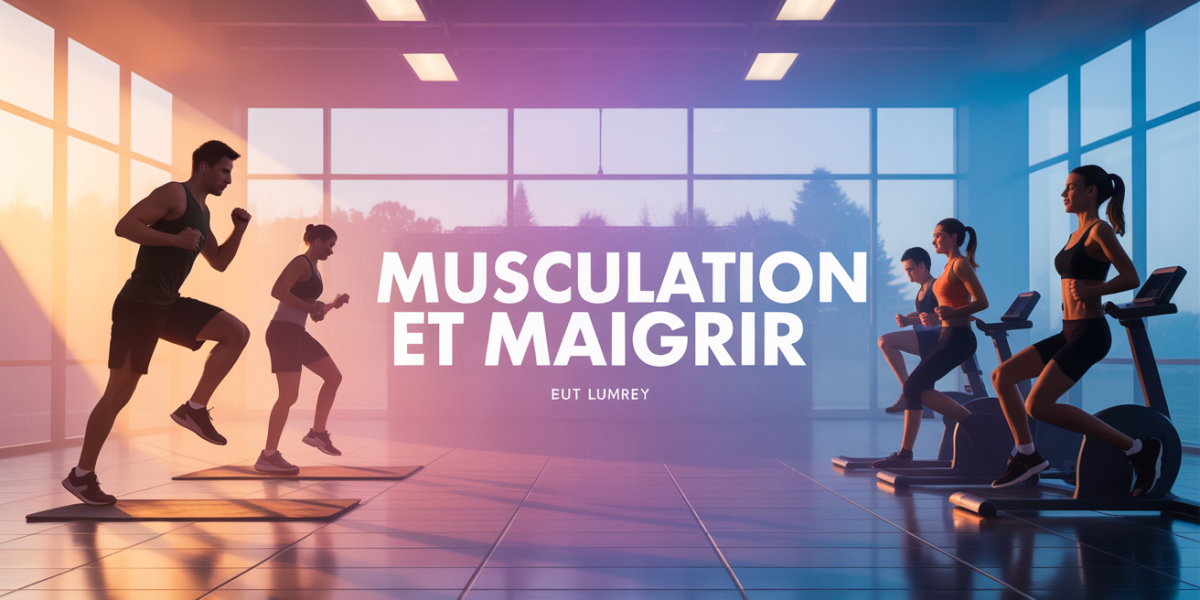 maigrir par la musculation en salle sport silhouettes motivation