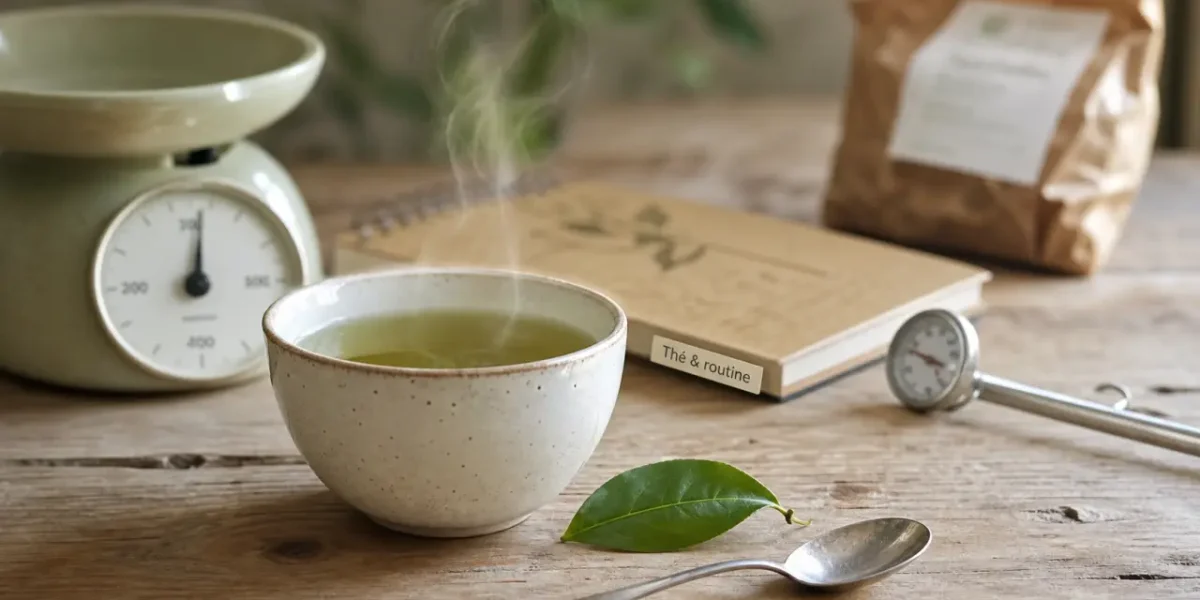 maigrir the : tasse de thé vert et dosage 3 à 5 tasses par jour