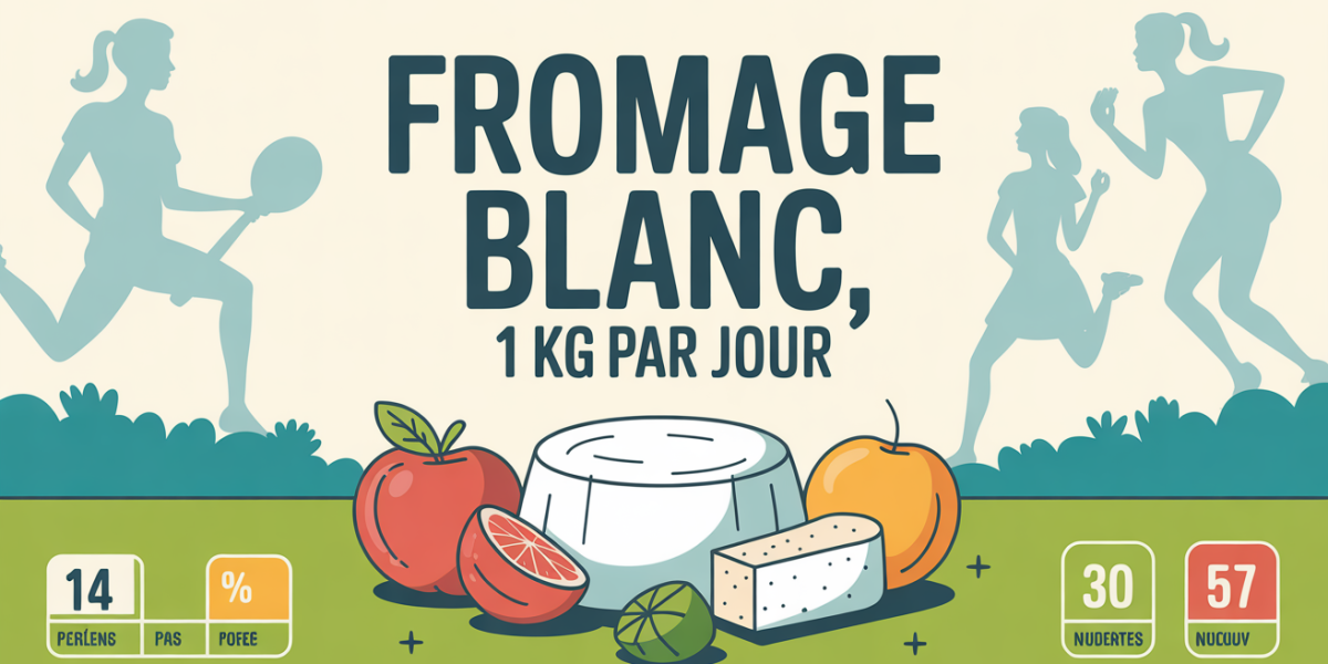 manger 1kg de fromage blanc par jour bol chiffres nutrition