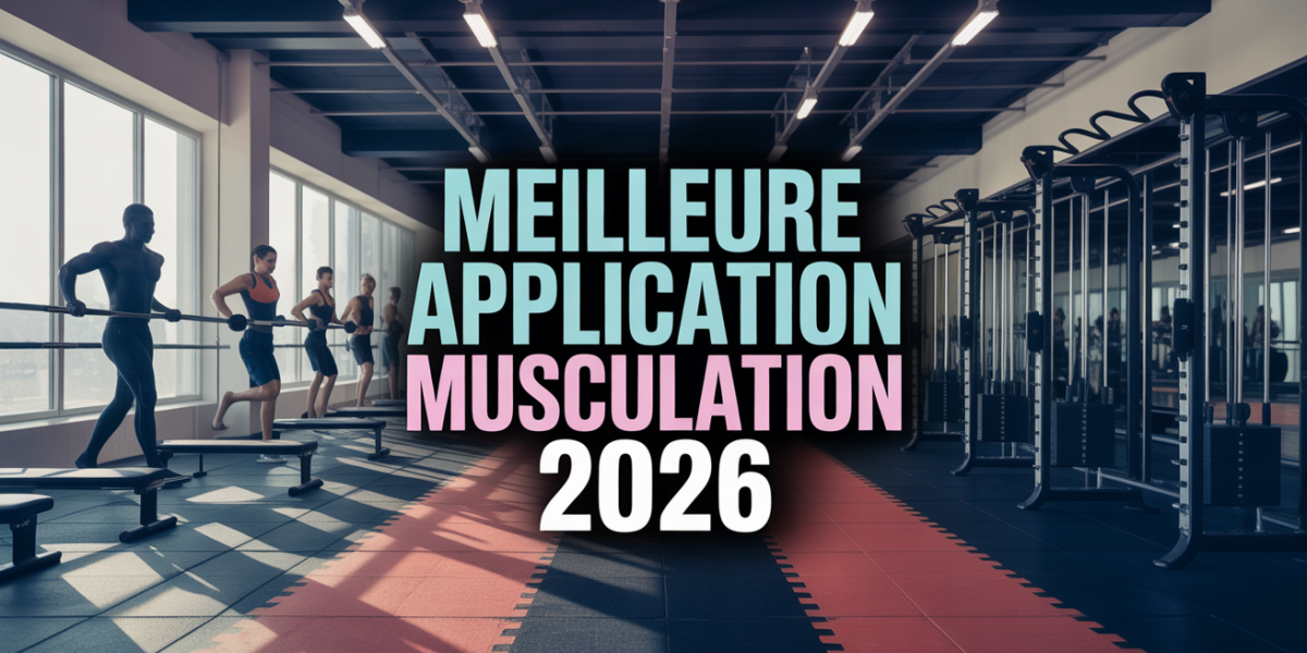 Salle sport moderne meilleur application musculation 2026
