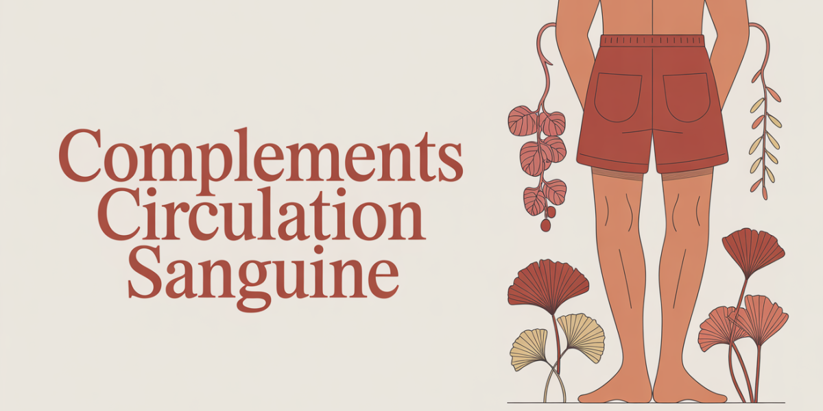 personnage entouré plantes meilleur complement alimentaire circulation sanguine