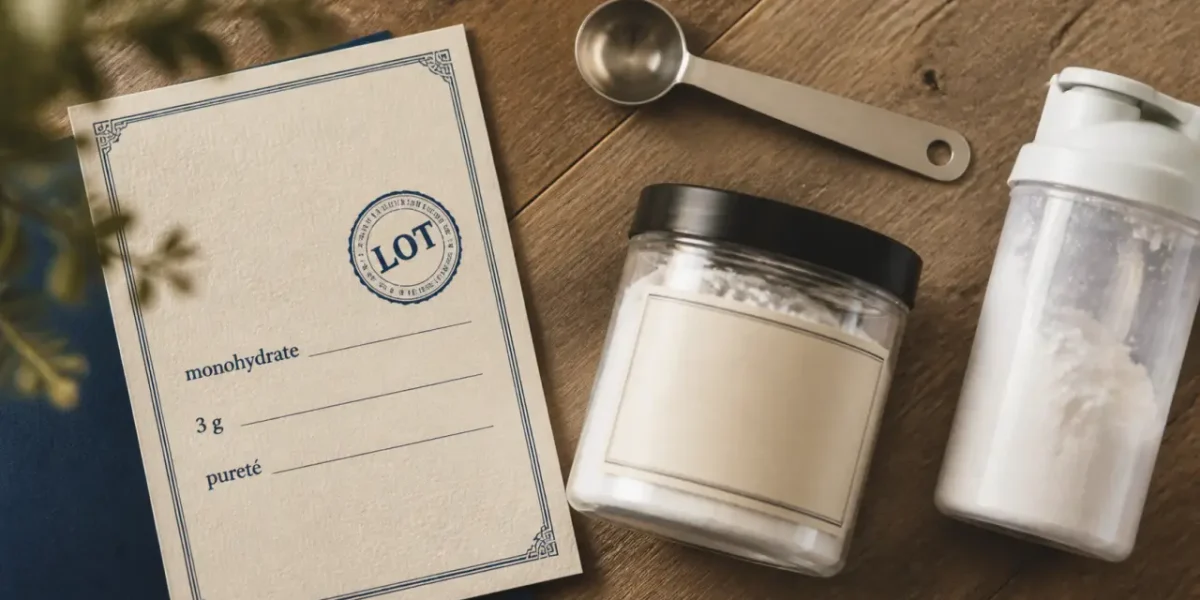 Meilleur creatine monohydrate : pureté et prix par jour