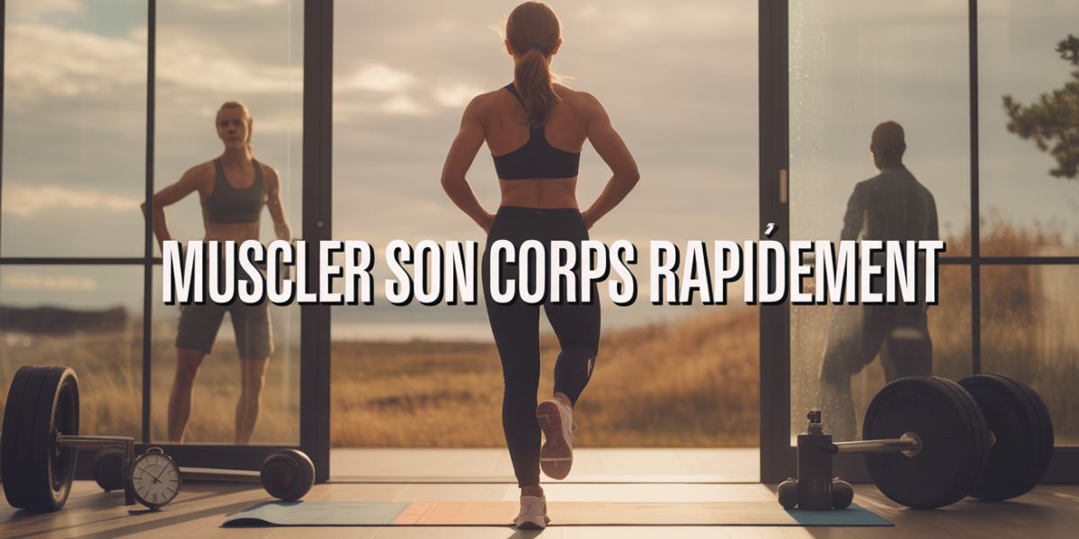 Silhouette musclée femme muscler son corps rapidement