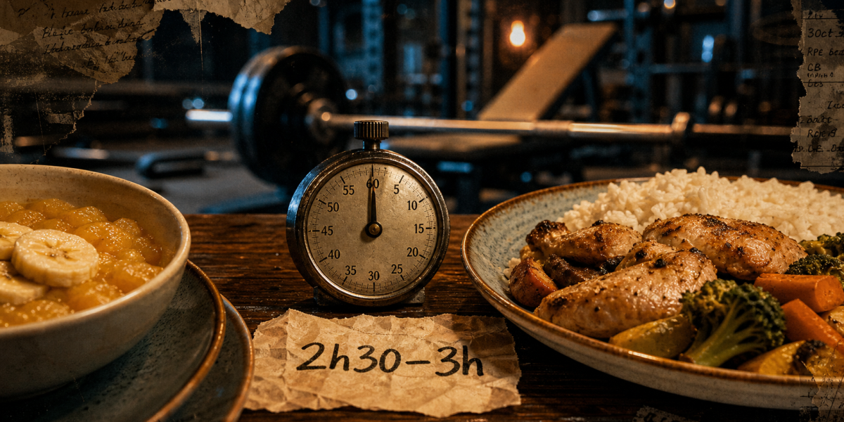 Muscu apres manger : délai avant séance