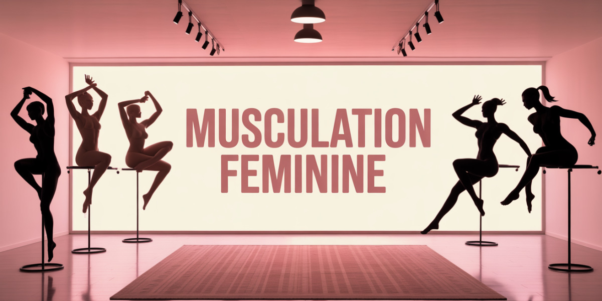 salle musculation exercice femme silhouettes