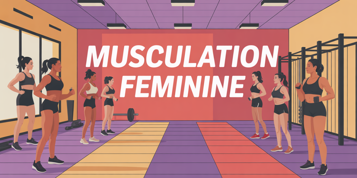 illustration musculation femme motivation entraide salle