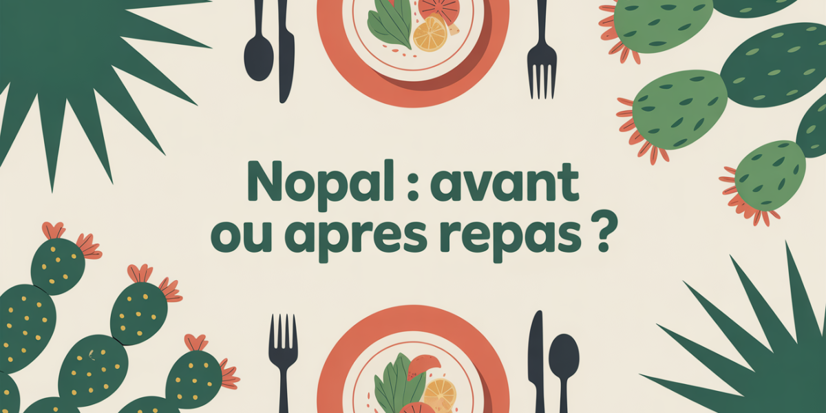 illustration nopal avant ou apres le repas table cactus