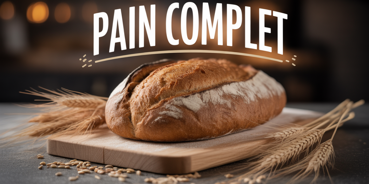 pain complet bienfait artisanal tranche sur planche