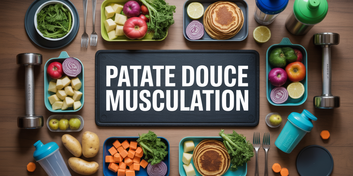 assiettes meal prep patate douce musculation