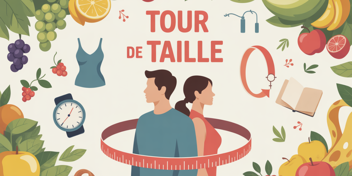 Vue silhouettes perdre tour de taille ruban