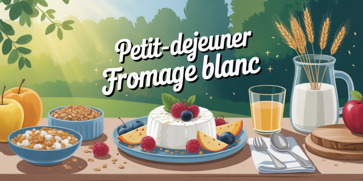 bol fromage blanc fruits granola scene petit dejeuner matinal