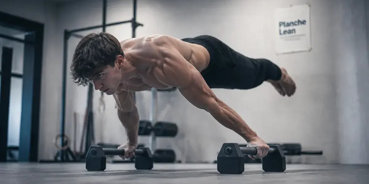 Planche calisthenics : bras tendus, scapulas actives