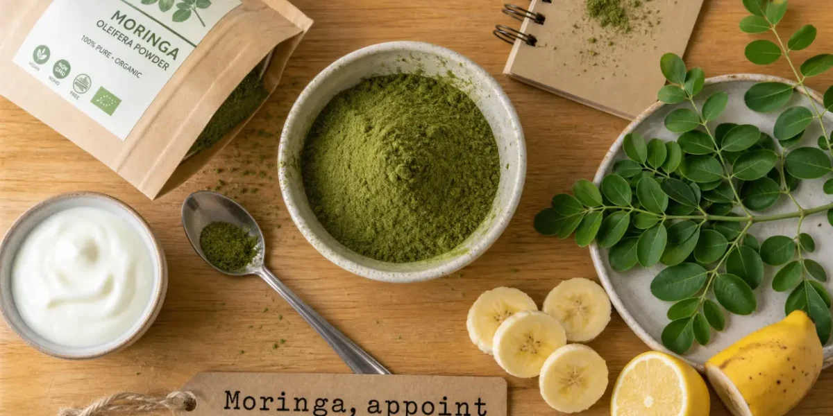 Poudre de moringa bienfait, dose 2 à 6 g/j et précautions
