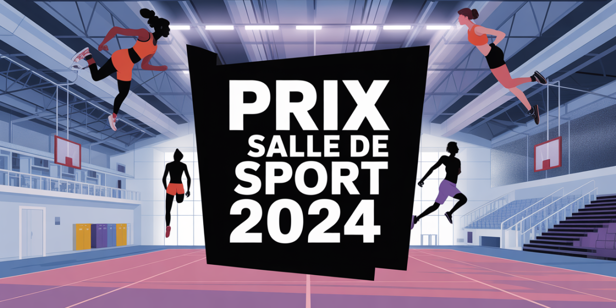 Vue coupe salle de sport moderne ambiance dynamique