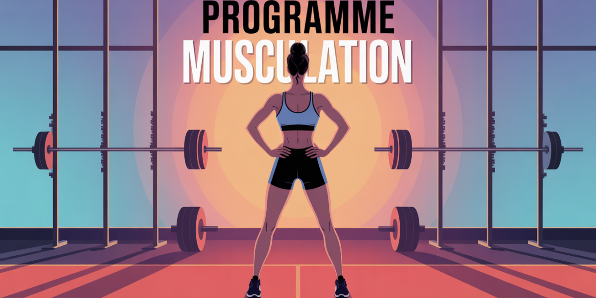 femme silhouette sport programme musculation dynamique