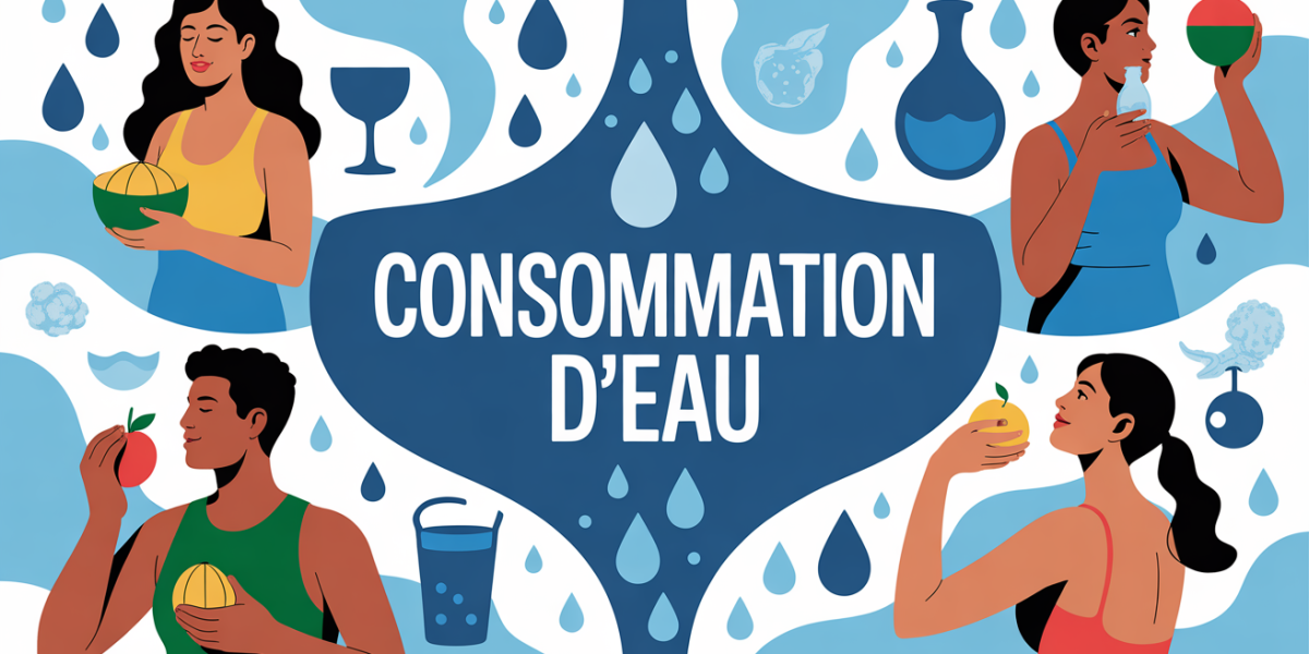 illustration conseils quantite d eau a boire par jour selon poids
