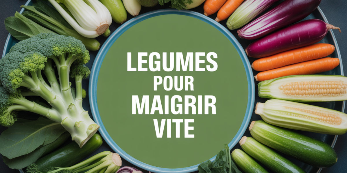 quel légume pour maigrir vite vue de haut assiette de légumes