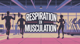 illustration respiration musculation salle sport