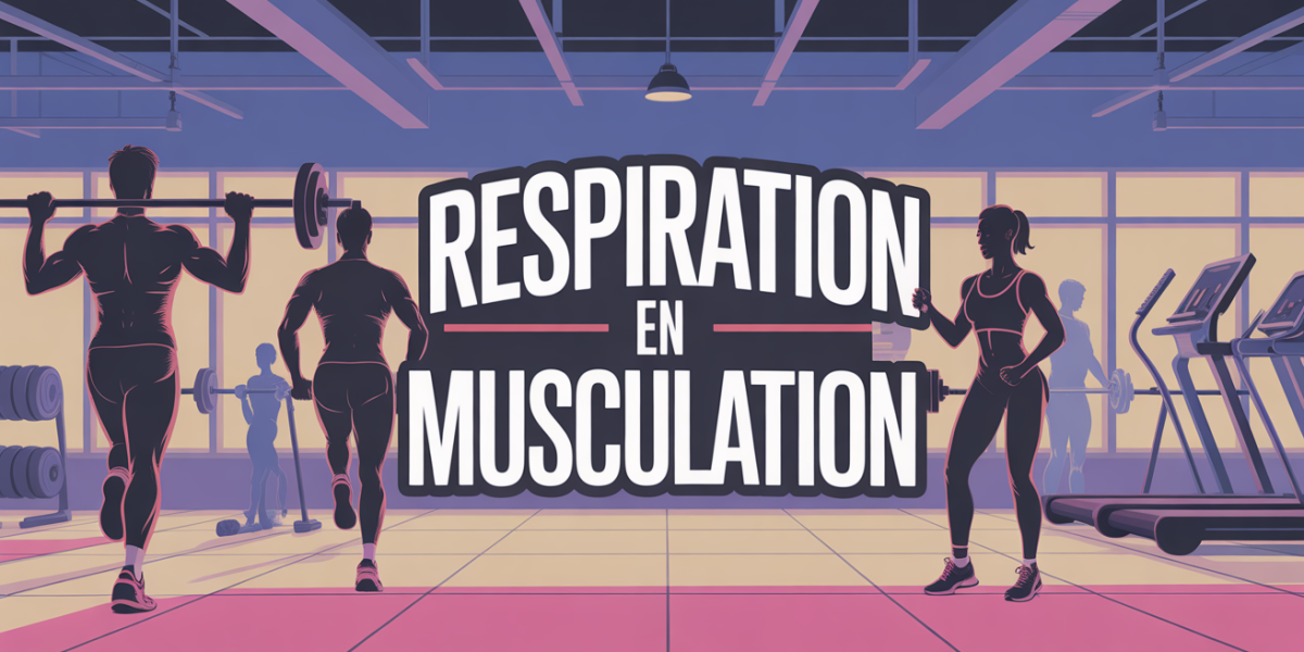 illustration respiration musculation salle sport