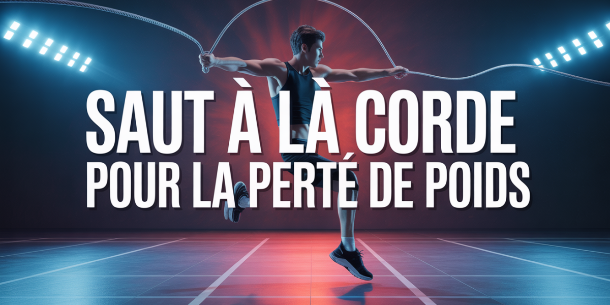 saut a la corde et perte de poids personnage en mouvement