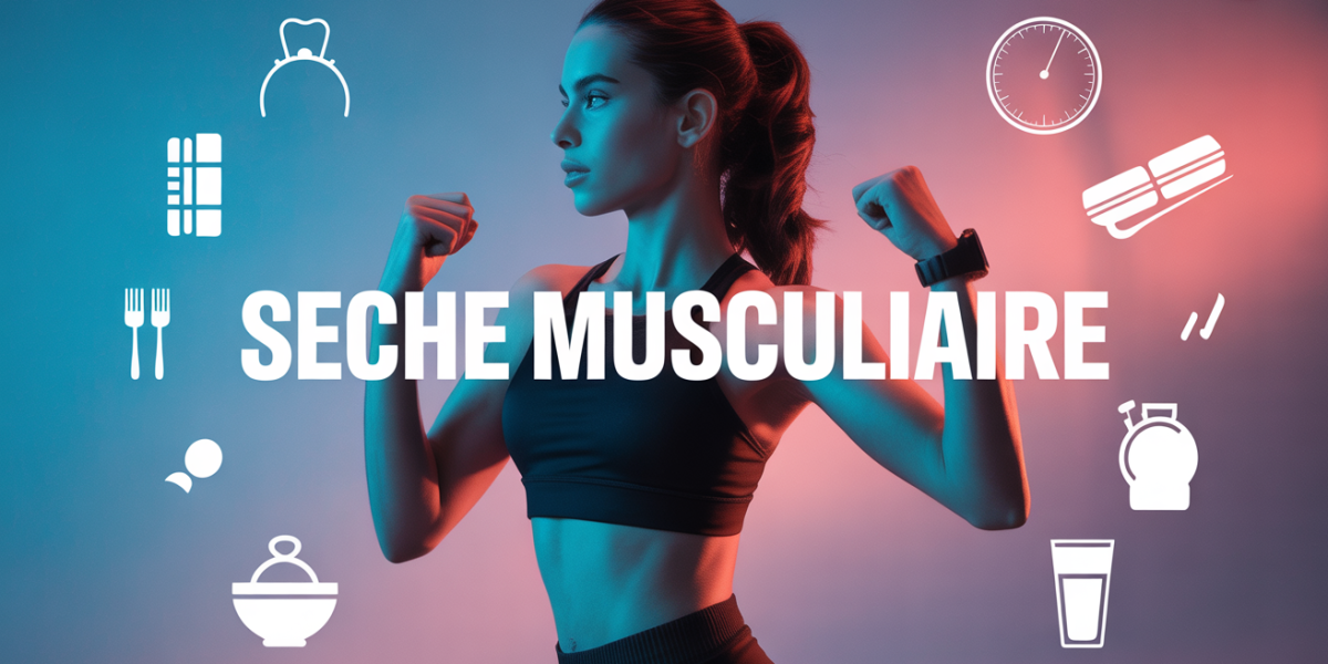 seche musculaire femme icones nutrition silhouette
