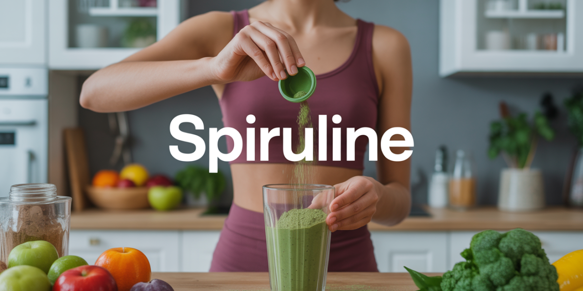 spiruline ajoutée au smoothie femme active