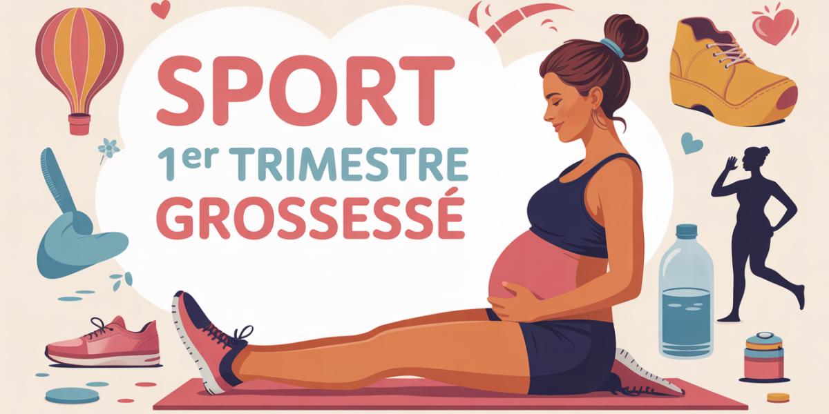 Sport grossesse 1er trimestre femme enceinte en douceur