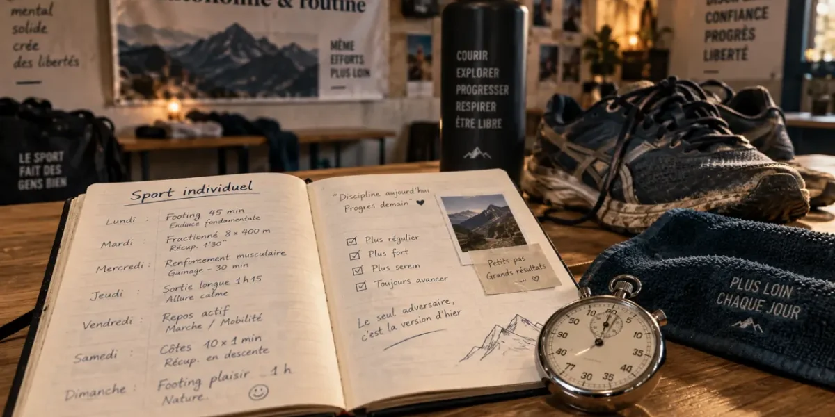Sport individuel : autonomie et routine d’entraînement sur table