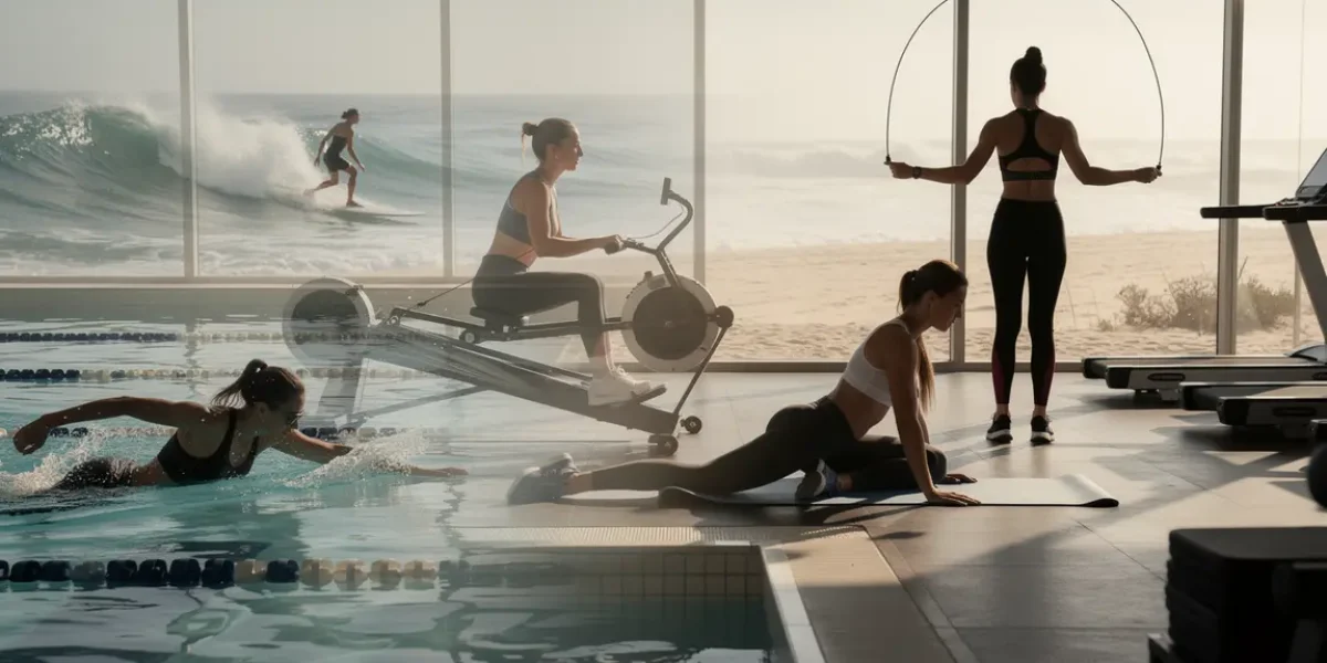 groupe femmes sports abdominaux sculptés motivation