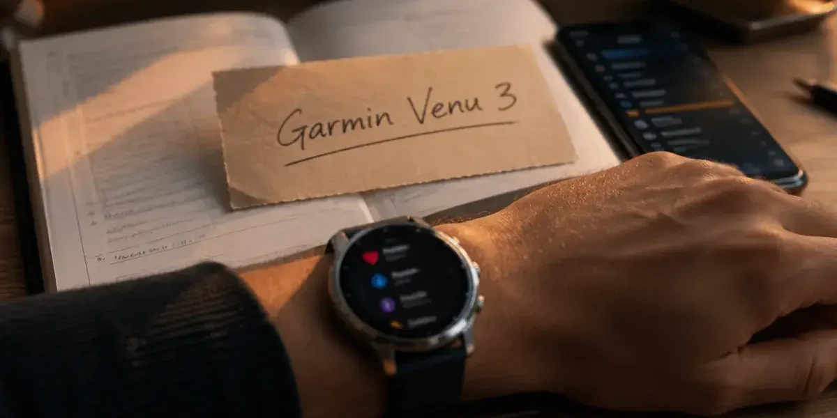 Test garmin venu 3 : montre sur bureau, autonomie 14 jours et micro intégré