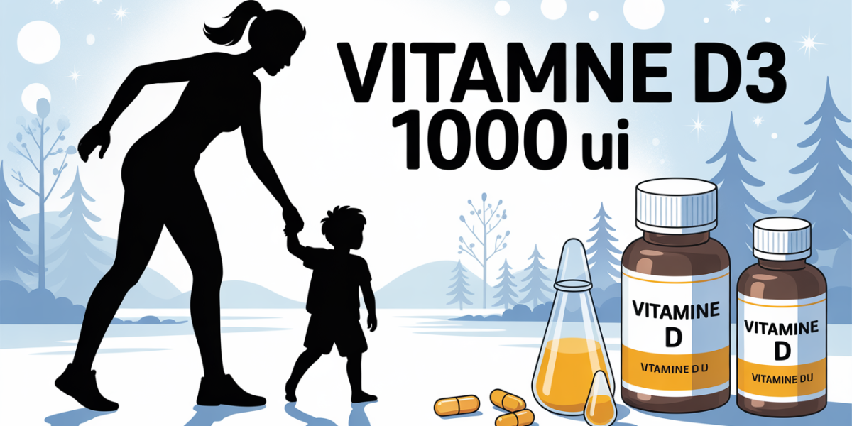 vitamine d3 1000 ui femme et enfant hiver