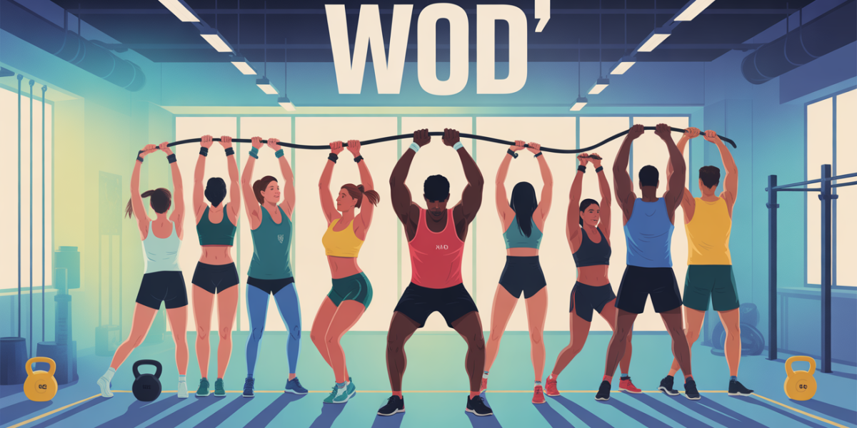 groupe wod entrainement salle sport ambiance energie